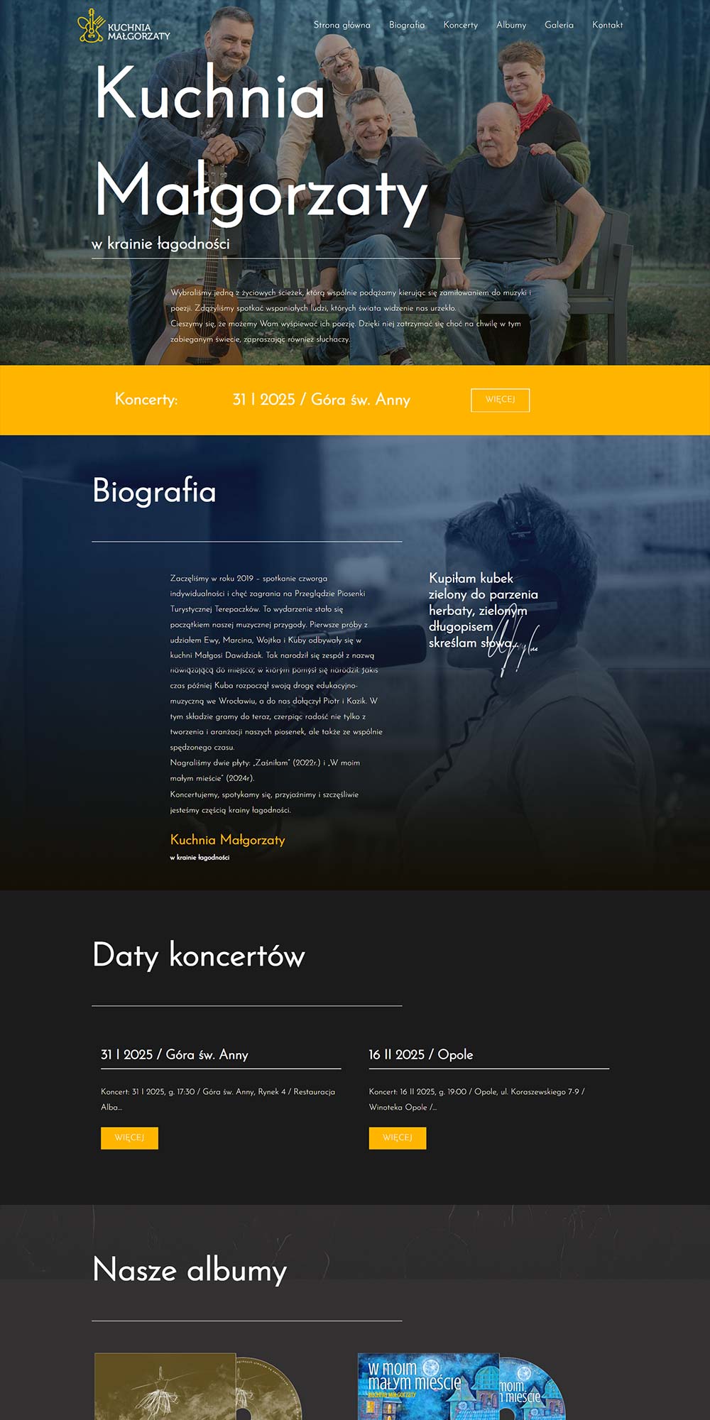 strona www Kuchnia Małgorzaty