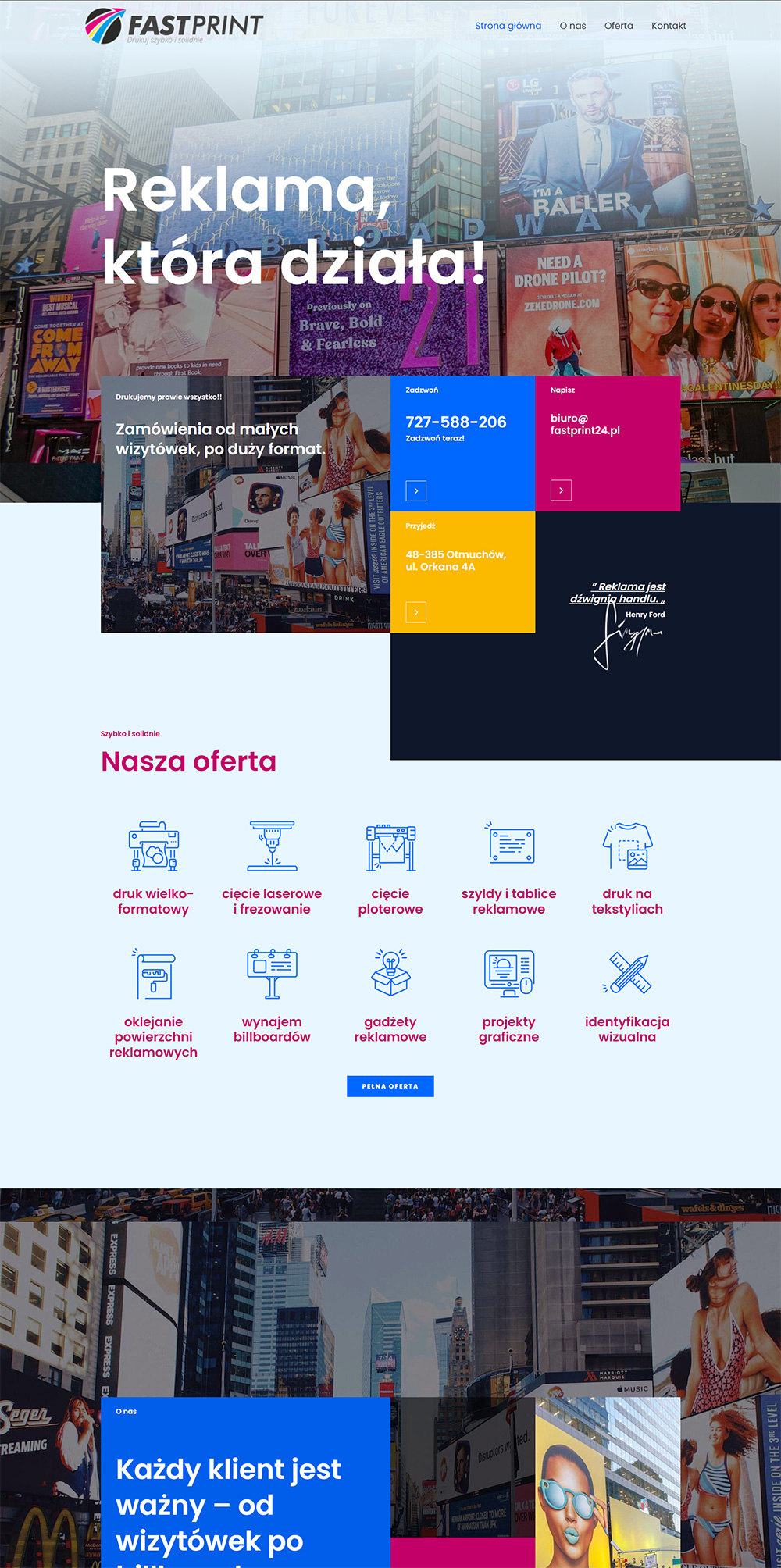 strona www Fast Print